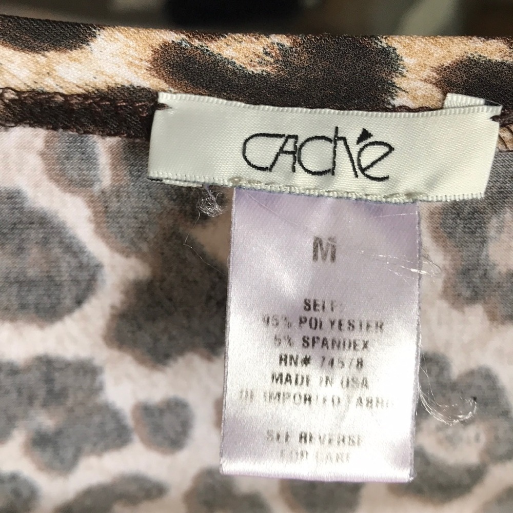 Cache leopard top - Picture 4 of 4